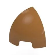 Brick Round Curved 1 x 1 x 1 Quarter Dome, Medium Nougat