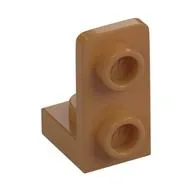Bracket 1 x 1 - 1 x 2 Inverted, Medium Nougat