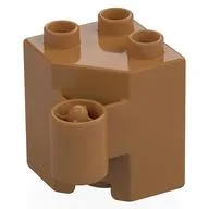 Duplo Hinge 2 x 2 x 2, Medium Nougat