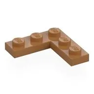 Plate 3 x 3 Corner, Medium Nougat