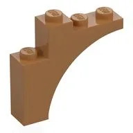 Brick Arch 1 x 4 x 3, Medium Nougat