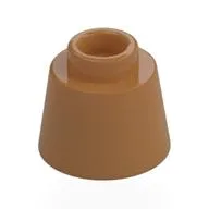 Cone 1.17 x 1.17 x 2/3 (Fez), Medium Nougat
