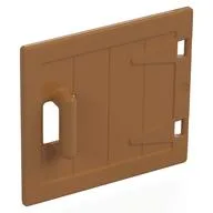 Duplo Door / Lid, Wood Effect, Medium Nougat
