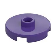Plate Special Round 2 x 2 with Center Stud (Jumper Plate), Dark Purple