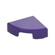 Tile Round 1 x 1 Quarter, Dark Purple