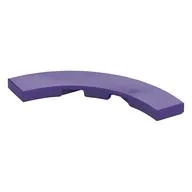 Tile 4 x 4 Curved, Macaroni, Dark Purple