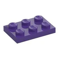 Plate 2 x 3, Dark Purple