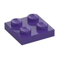 Plate 2 x 2, Dark Purple