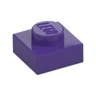 Plate 1 x 1, Dark Purple