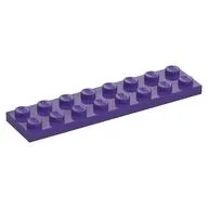 Plate 2 x 8, Dark Purple
