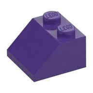Brick Sloped 45° 2 x 2, Dark Purple
