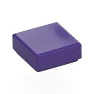 Tile 1 x 1 with Groove, Dark Purple