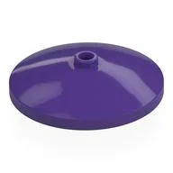 Dish 4 x 4 Inverted with Open Stud [Radar], Dark Purple