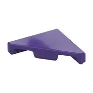 Tile 45° Cut 2 x 2 (Triangle), Dark Purple