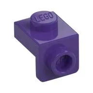 Bracket 1 x 1 - 1 x 1, Dark Purple