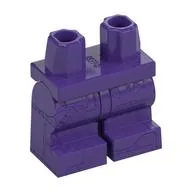 Hips and Dark Purple Medium Legs [Complete Assembly], Dark Purple