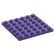 Plate 6 x 6, Dark Purple