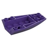 Brick Wedged, Curved Inverted 6 x 4, Dark Purple