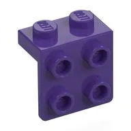 Bracket 1 x 2 - 2 x 2, Dark Purple