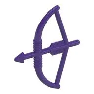 Weapon Bow and Arrow [Large], Dark Purple