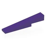 Brick Sloped 1 x 6 x 1 with 1 x 2 x 1/3 Cutout, Dark Purple