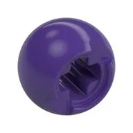 Technic Ball Joint with Through Axle Hole, Dark Purple