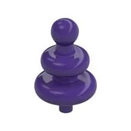 Headwear Accessory Vintage Sci-Fi Antenna, Dark Purple