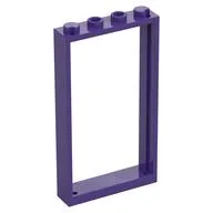 Door Frame 1 x 4 x 6 Type 2, Dark Purple