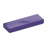 Tile 1 x 3, Dark Purple
