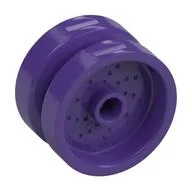 Wheel 18 x 12 with Pin Hole and Stud, Dark Purple