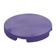Tile Round 3 x 3, Dark Purple