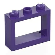 Window 1 x 3 x 2, Dark Purple