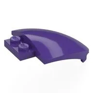 Windscreen, Curved 4 x 5, Dark Purple