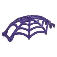 Insect Accessory, Spider Web, Dome Shaped with Bar, Clips, Dark Purple