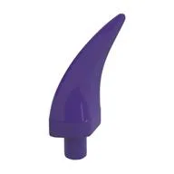 Animal Body Part, Barb / Claw / Tooth / Talon / Horn, Medium, Dark Purple
