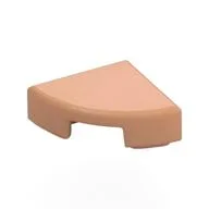 Tile Round 1 x 1 Quarter, Nougat