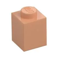 Brick 1 x 1, Nougat