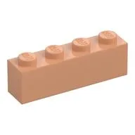 Brick 1 x 4, Nougat