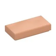 Tile 1 x 2 with Groove, Nougat