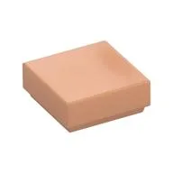 Tile 1 x 1 with Groove, Nougat