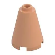 Cone 2 x 2 x 2, Open Stud, Nougat
