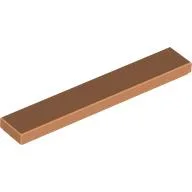 Tile 1 x 6 with Groove, Nougat