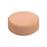 Tile Round 1 x 1, Nougat