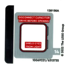 Sticker Sheet 2 for Set 10300-1, [No Color/Any Color]