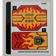 Sticker Sheet for Set 71780-1, [No Color/Any Color]