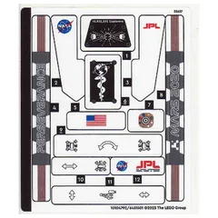 Sticker Sheet 1 for Set 42158-1, [No Color/Any Color]