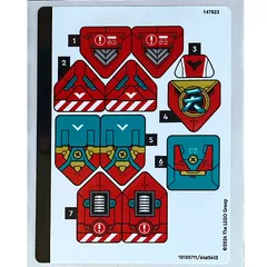 Sticker Sheet for Set 80051-1, [No Color/Any Color]