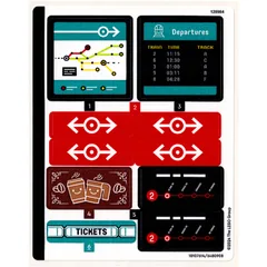 Sticker Sheet 1 for Set 60423-1, [No Color/Any Color]