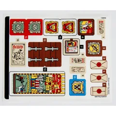 Sticker Sheet for Set 10332-1, [No Color/Any Color]