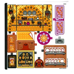 Sticker Sheet 1 for Set 43245-1, [No Color/Any Color]